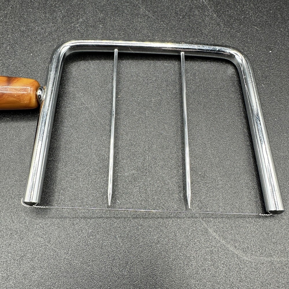 Vintage Bakelite Kitchen Tools Hostess Set Cheese Slicer Angel Cake Comb Fork