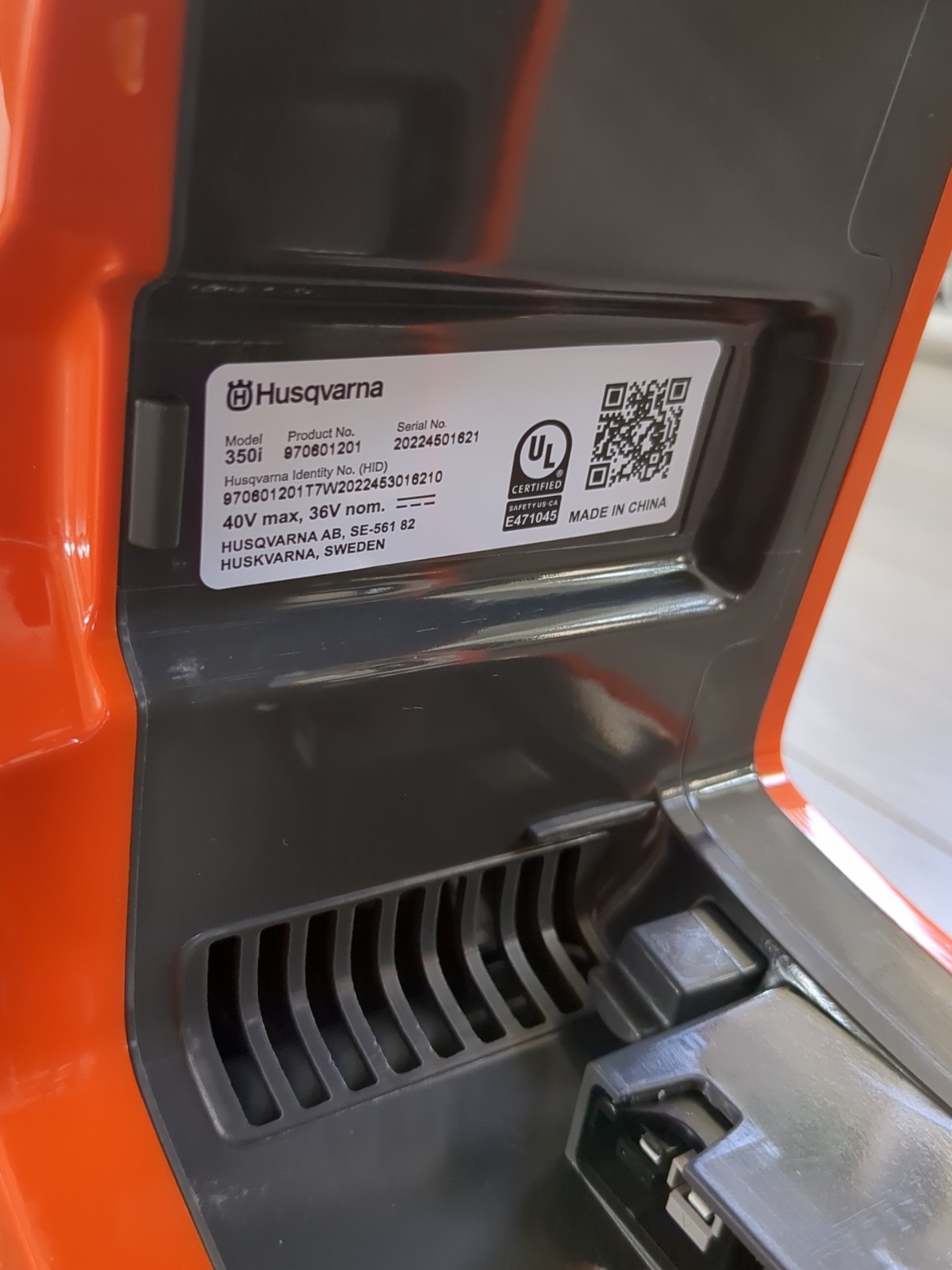 Husqvarna Power Axe 350i 40 volt Tool Only *No Battery*