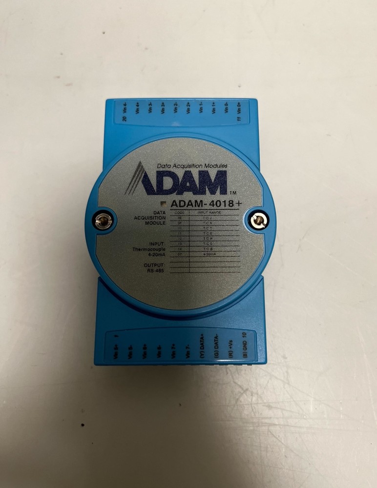 Advantech ADAM‑4018+ Data Acquisition Module (New) | 8‑Channel Analog Input | RS