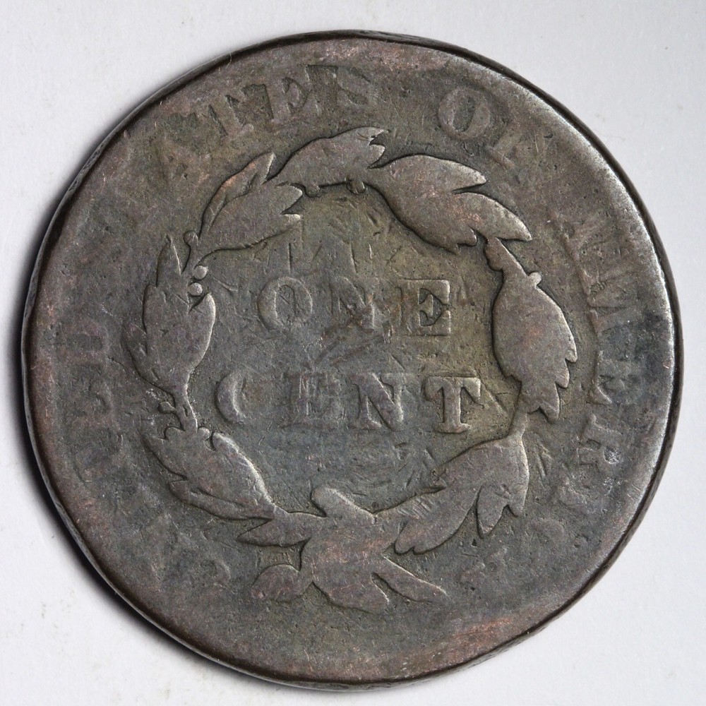 1831 Coronet Head Large Cent CHOICE GOOD+ E288 ACH