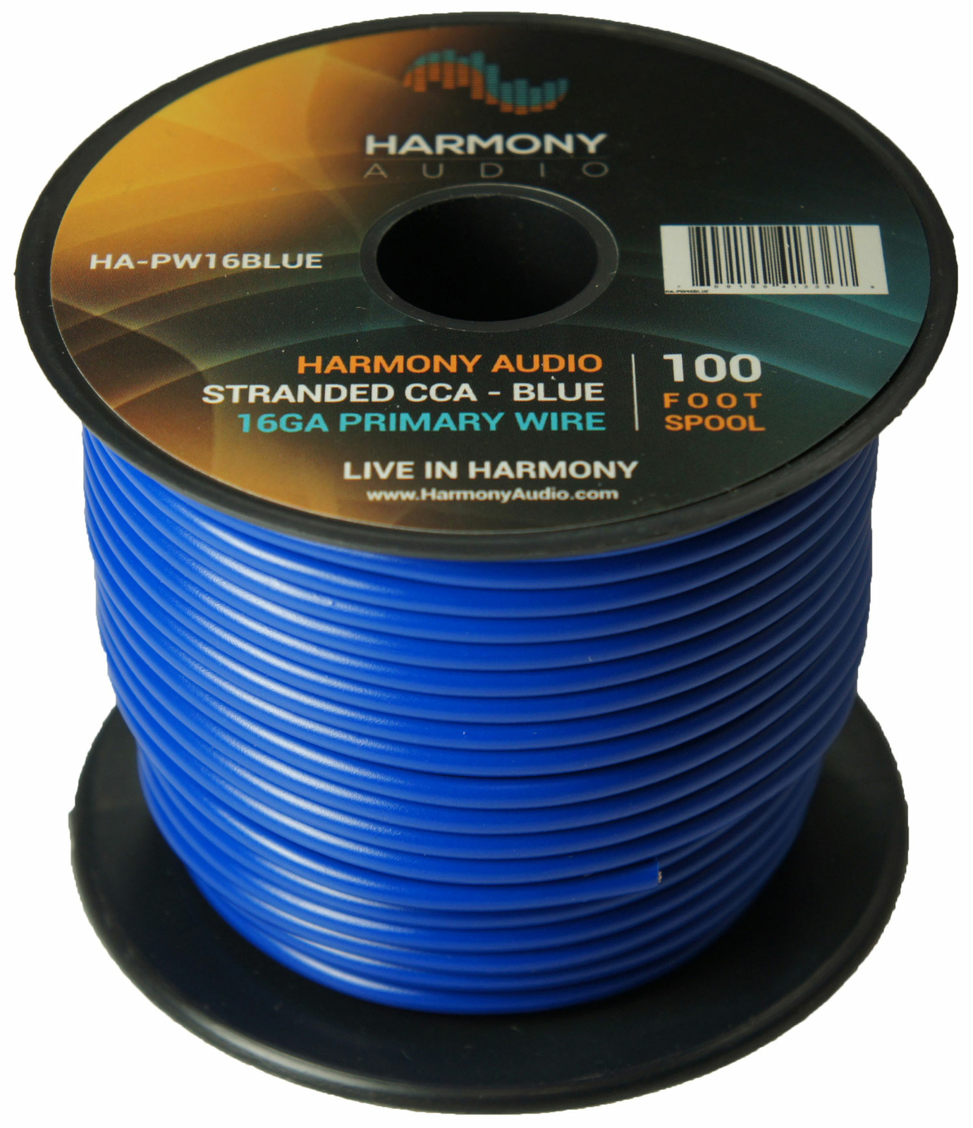 Harmony Car Primary 16 Gauge Power or Ground Wire 1000 Feet 10 Rolls Multi Color