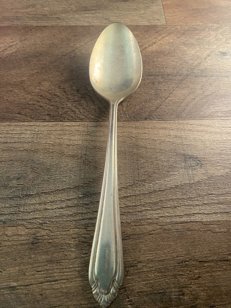 Wm A Rogers Oneida Teaspoon Silverplated Colchester Rockingham Pattern