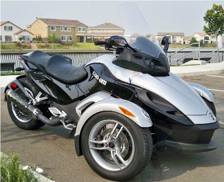 Calsci 23" Large Windshield for Spyder RS, RS-S, GS