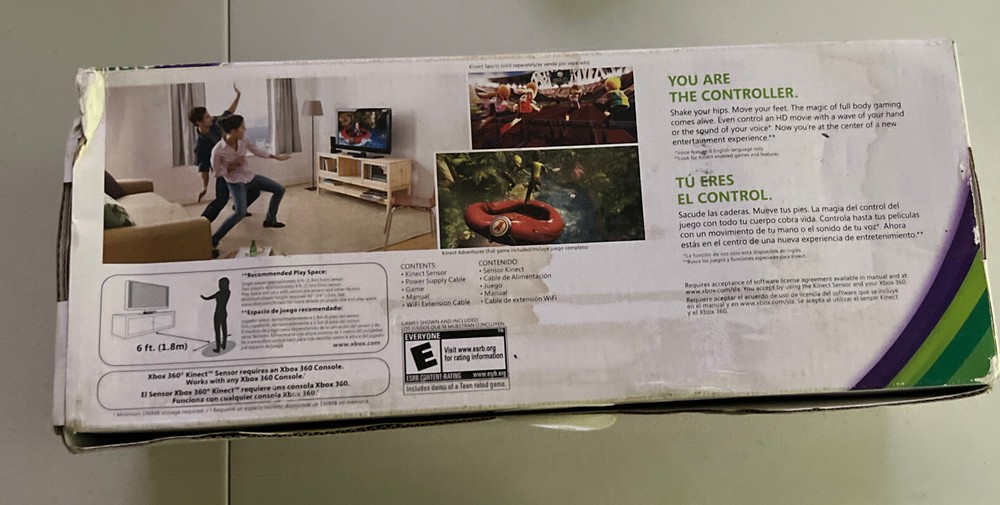 Microsoft LPF-00004 Motion Sensing Gaming Controller For Xbox 360 Plus 3 Games