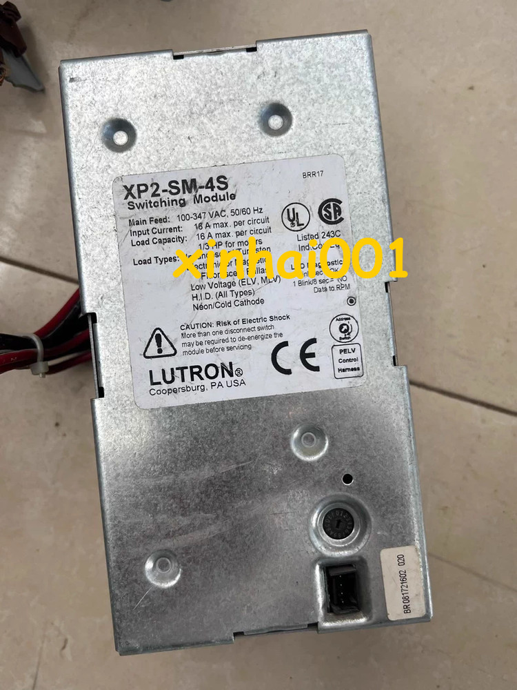 XP2-SM-4S LUTRON SoftSwitch 4-Circuit Control Module Used- TESTED