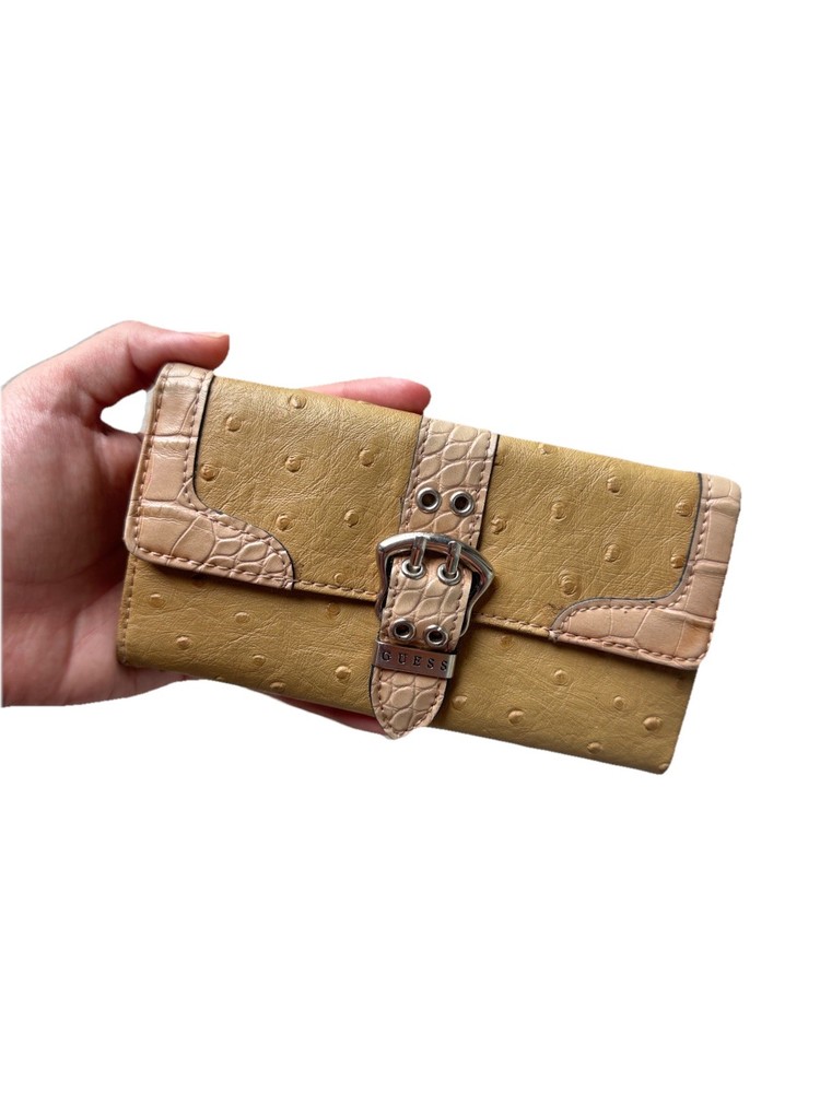 Guess Ostrich Leather Wallet
