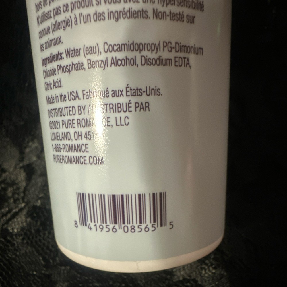 Pure Romance Bedroom Accessory Cleaner