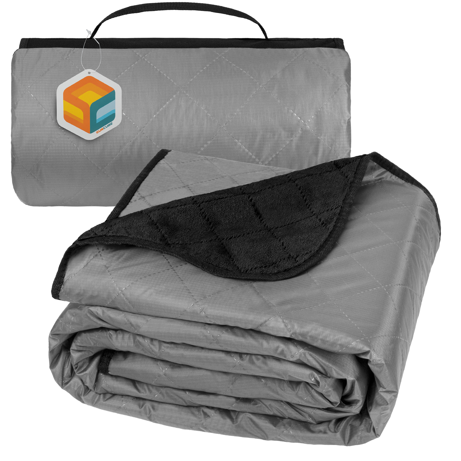 Waterproof Outdoor Blanket Fleece Sherpa Mat for Camping Picnic Concert Sports