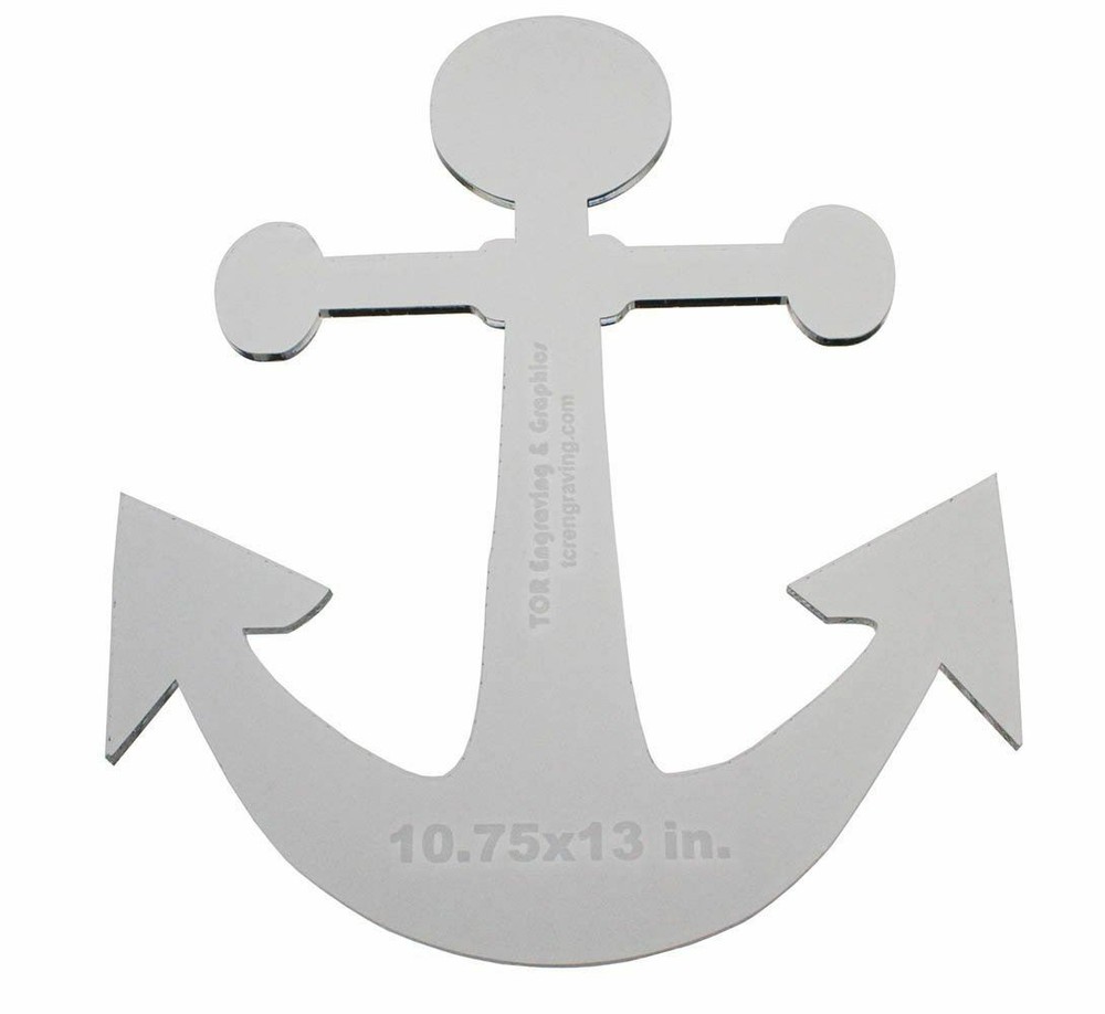 Anchor Template - 13" x 10.75" 1/4" Acrylic