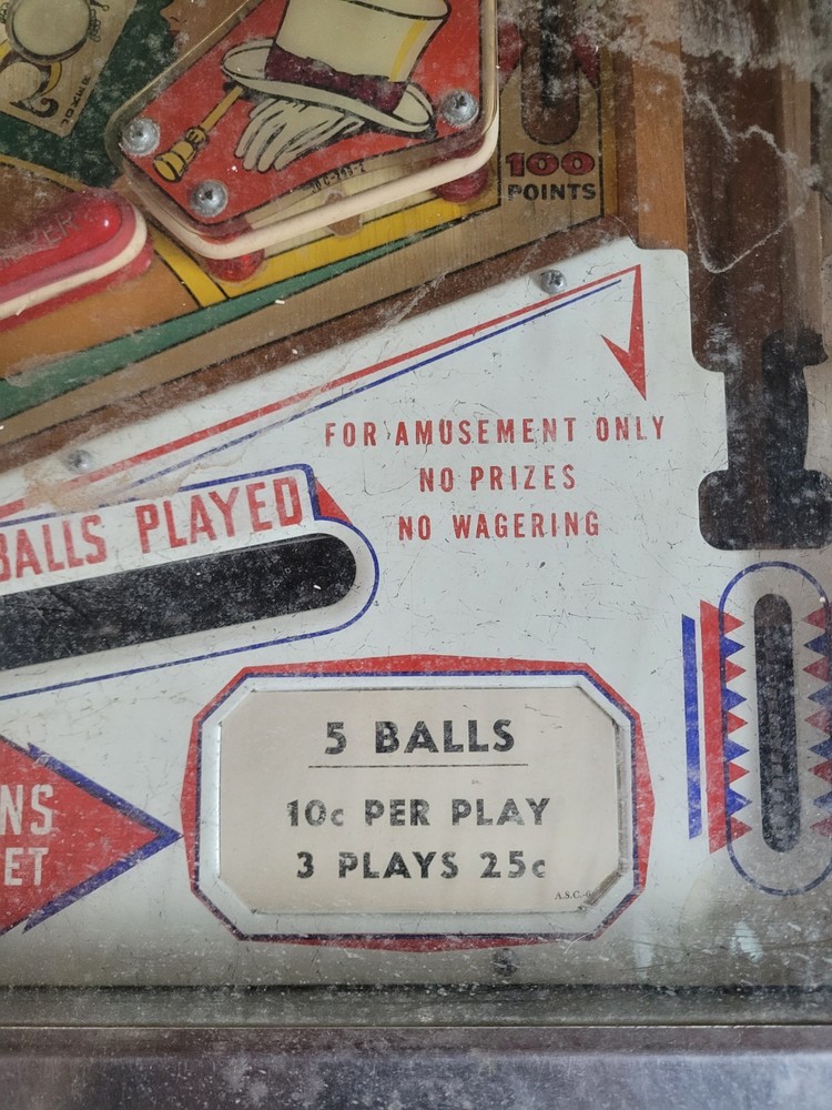 River Boat Williams 1964 Pinball Machine