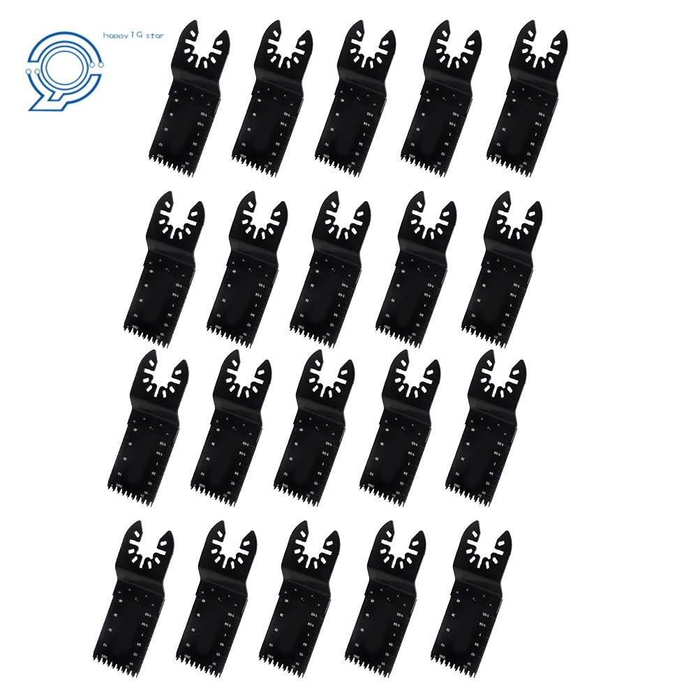 Quick Release Oscillating Saw Blades For Wavy Tooth Multi Tool Blades 20 Pcs