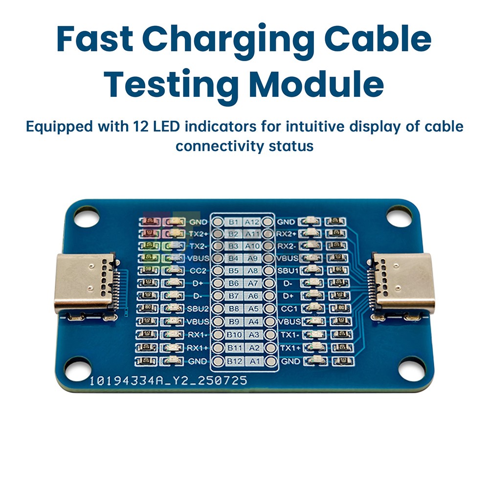 Double Head TYPE-C Cable Detection Module USB C to USB C Cable Detection Module