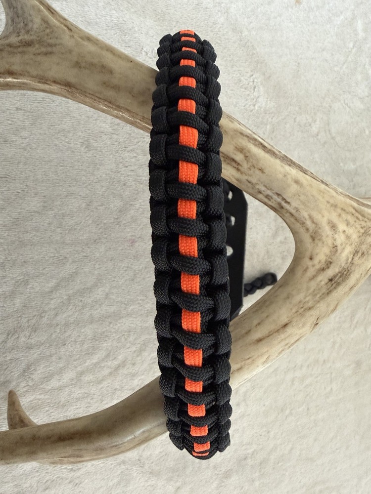 Black And Orange Bow Wrist Sling