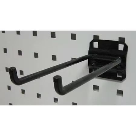 Double Rod Pegboard Hook, 5-3/4 In, Pk5, 5Tpl3