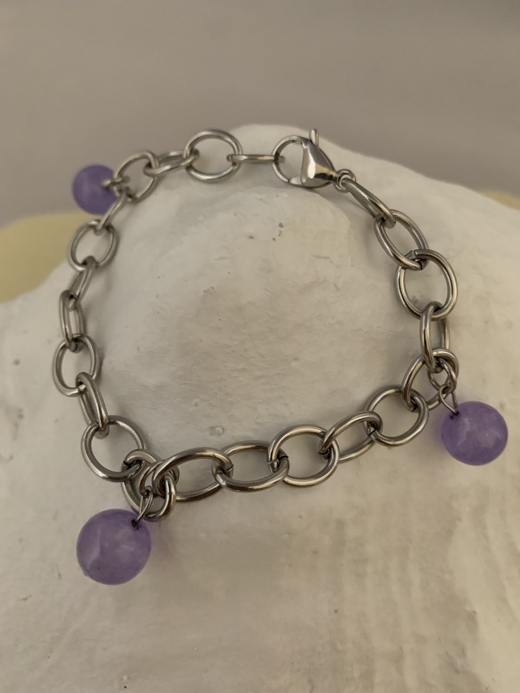 Chain Purple Bracelet
