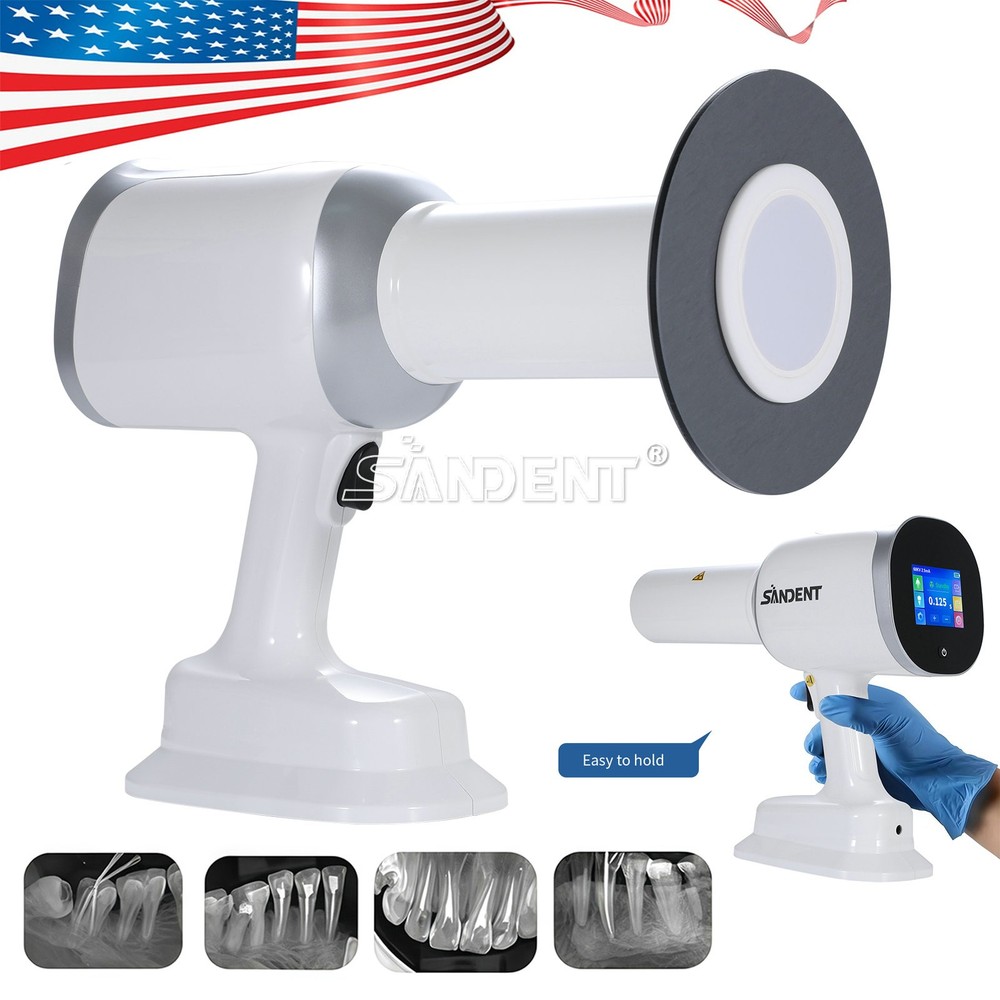 X Portable Mobile Dental Ray Unit Digital Imaging System Machine +Scatter Shield