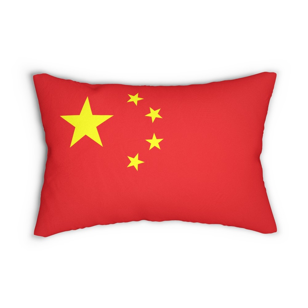 China Flag Lumbar Pillow