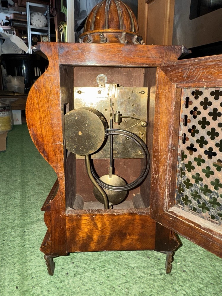 Rare Antique Lenkirch German Mantel Clock
