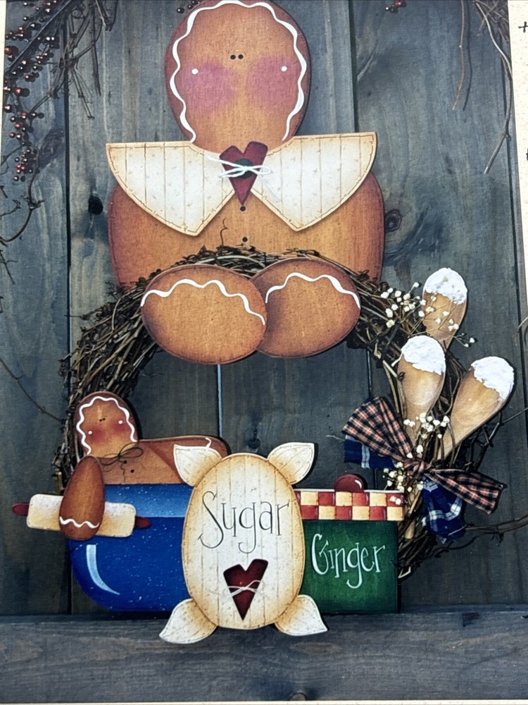 Plum Purdy Let's Bake Gingerbread No 49 Painting Pattern Packet