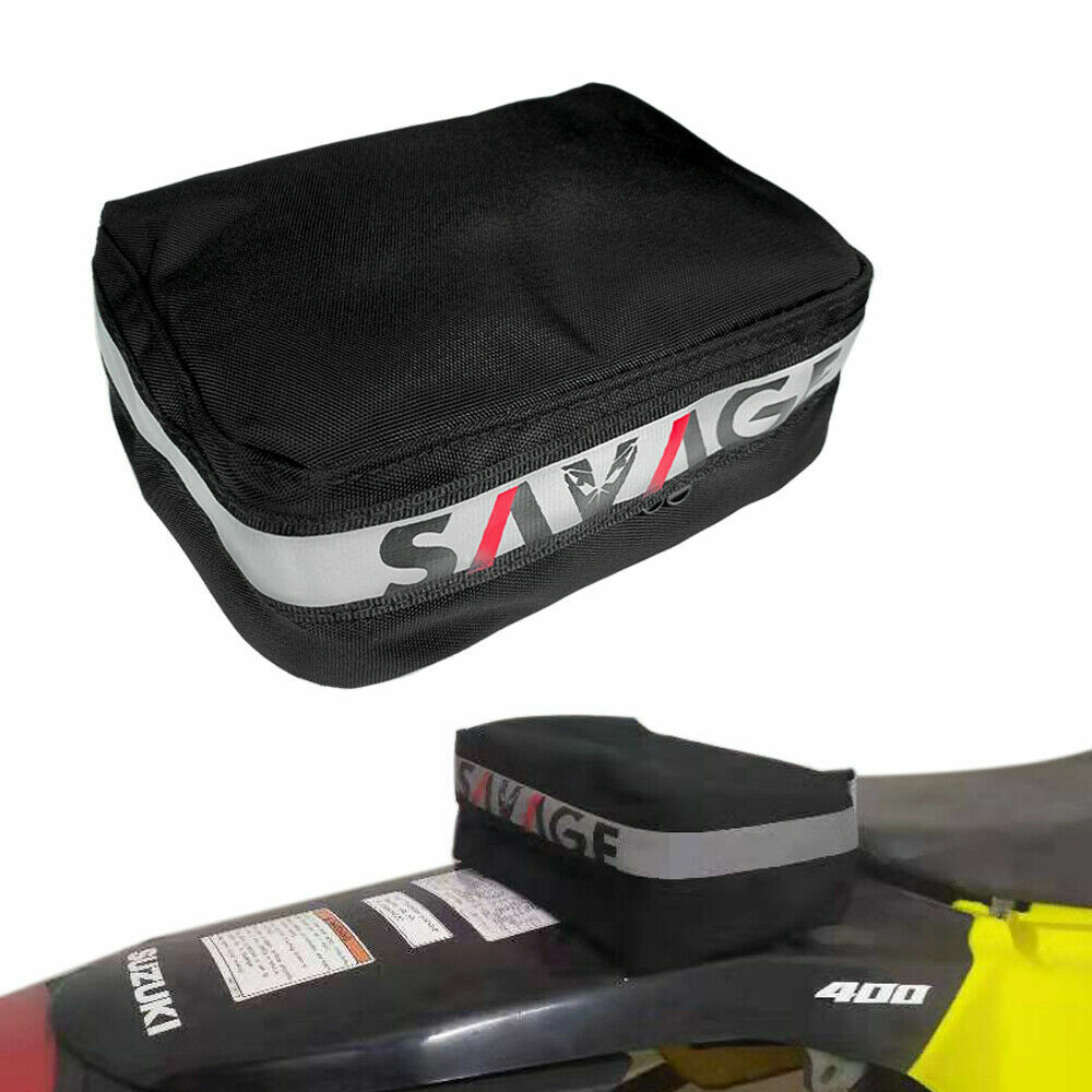 Black Fender Pack Tool Bag For SUZUKI DRZ400S DRZ400E DRZ 400SM DR-Z400 S/SM/E