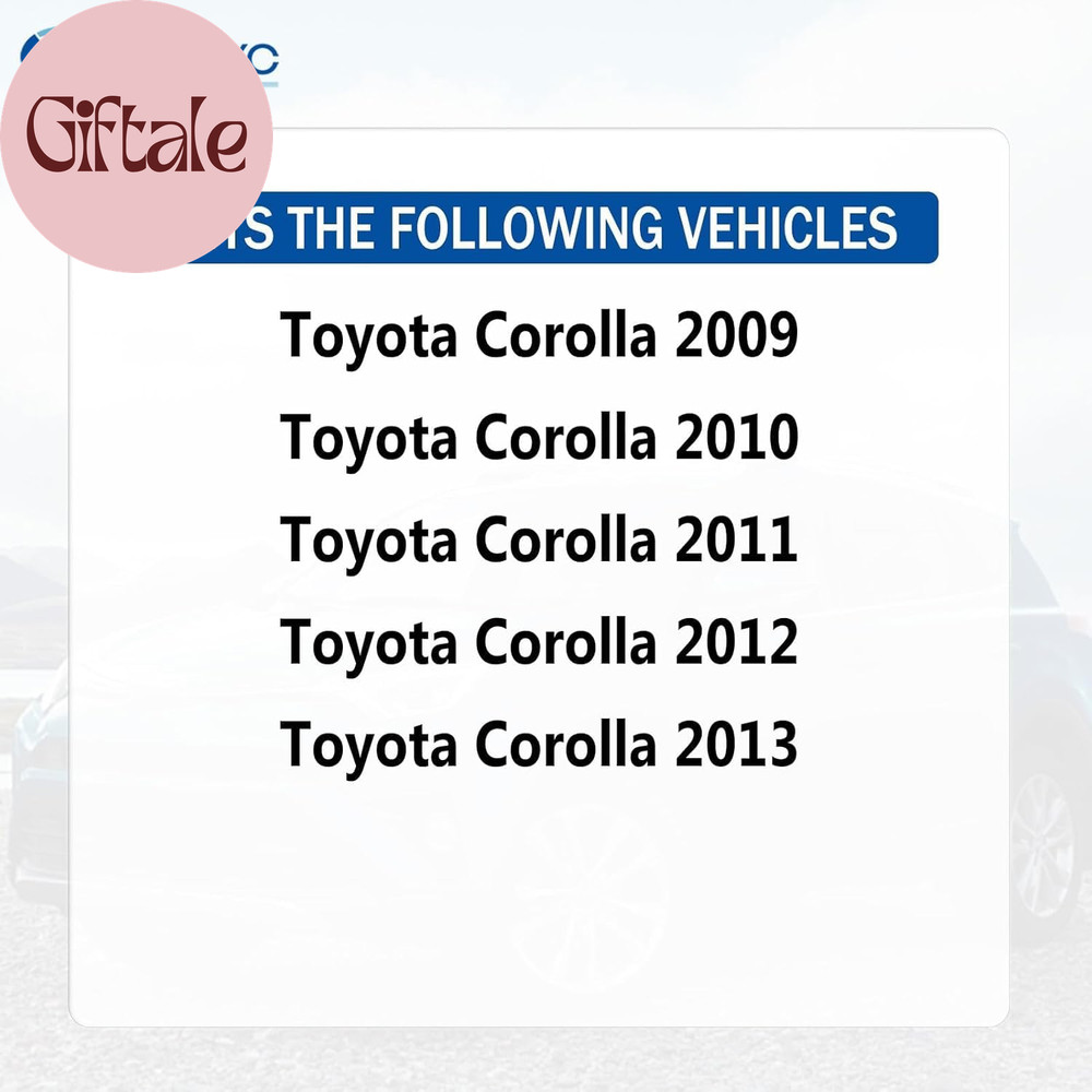 Dashboard Trim Kit Center A/C Vent Panel with Clock + Left/Right Trim Strips Com