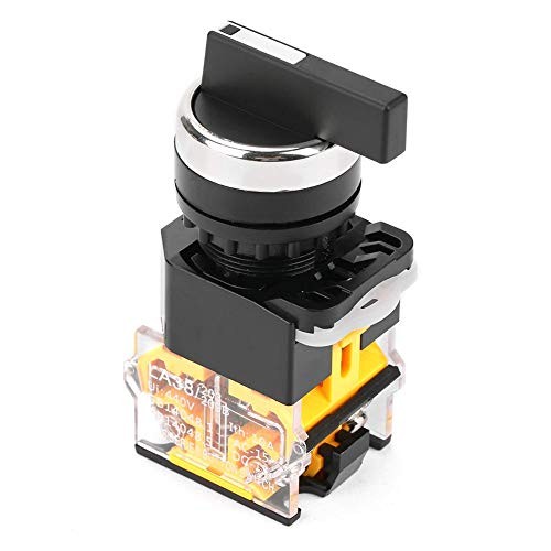 22mm Self Resetting Mini Rotary Selector Switch 3 Position Momentary Rotary