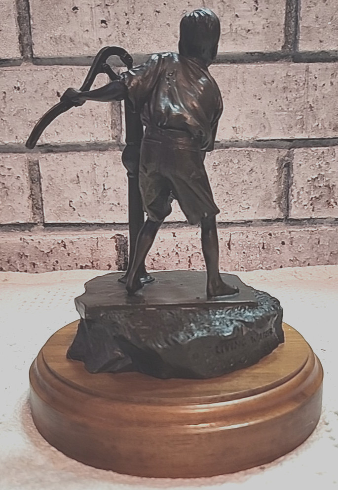 Bronze Sculpture Living Water Robert Summers Signed Life Outreach International