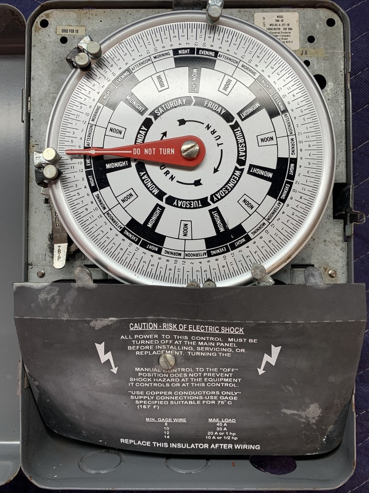 PARAGON Model 7008-00 Timing Meter 40A 120 Volt