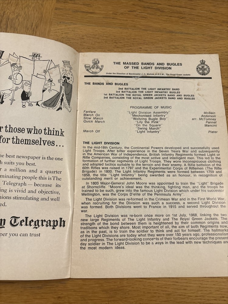 Royal Tournament 1970 Brochure