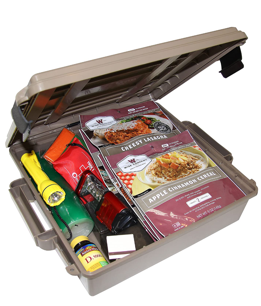 Ammo Box Storage Case Stackable Ammunition Crate Utility Can 2 Lock Water Seal