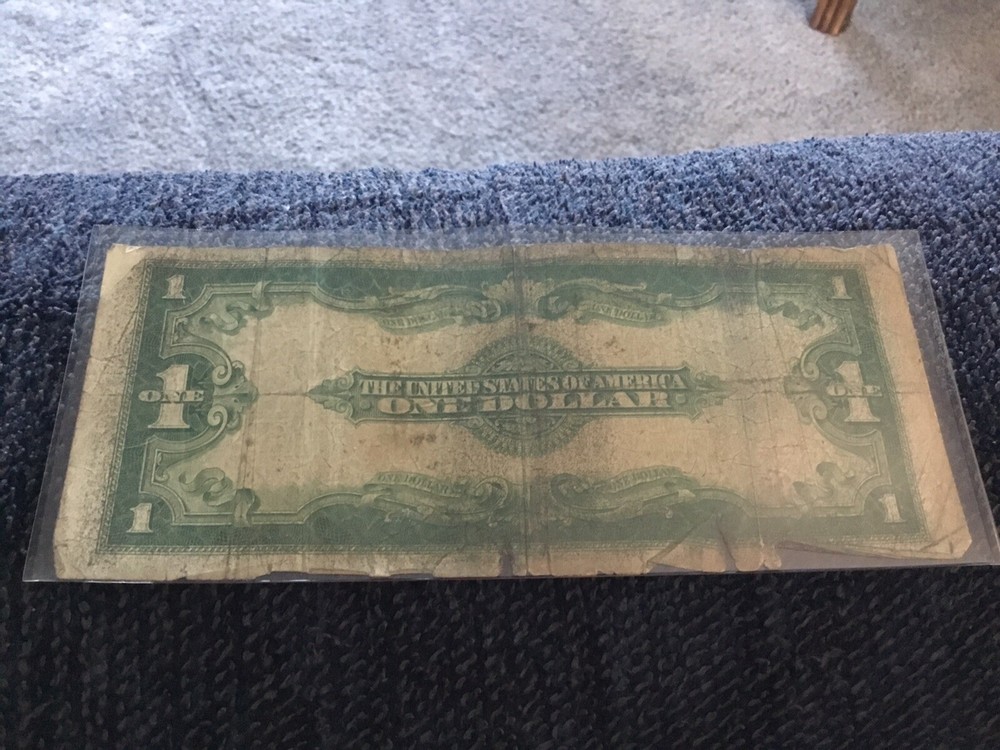 1923 US One Dollar Blue Seal Large Note Silver Certificate