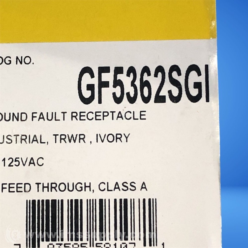 Ground fault interrupter receptacle FNOB