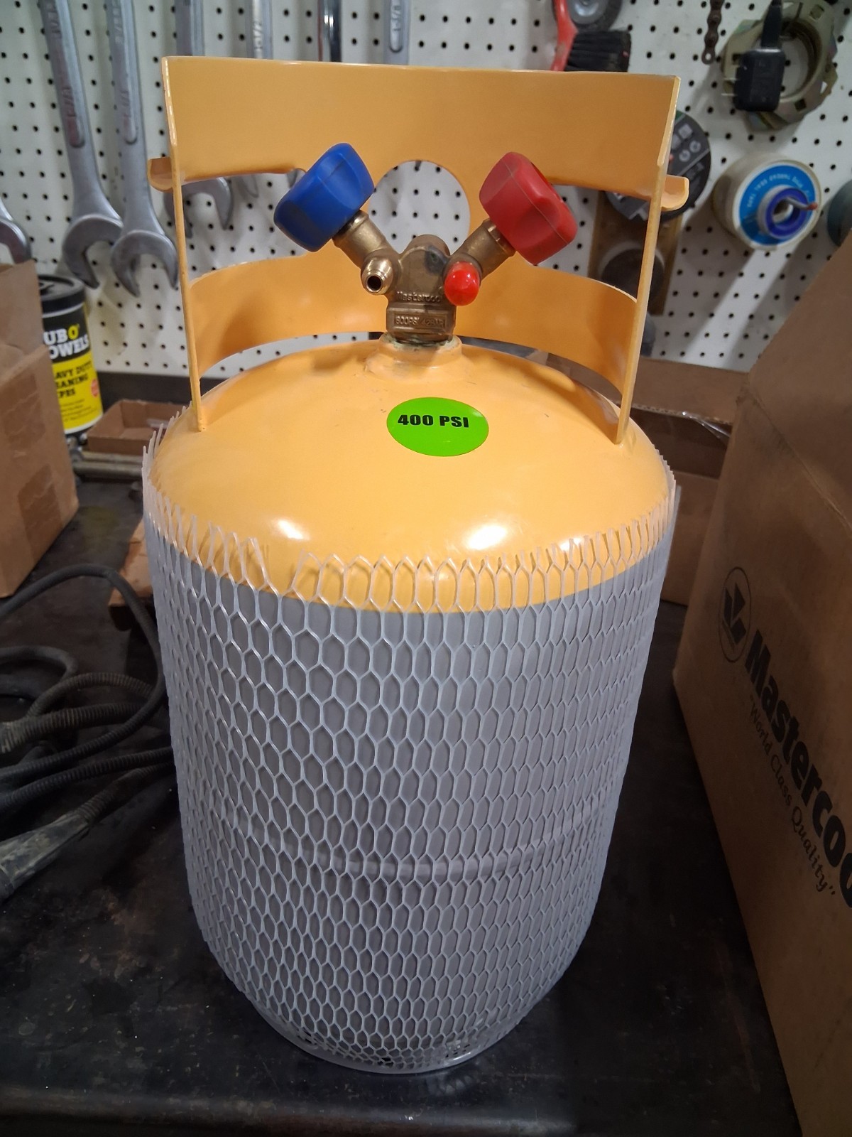 Mastercool 62010 - 30lb Recovery Tank Cylinder Without Float Switch - BRAND NEW