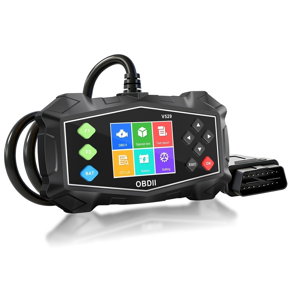 V529 OBD2 Scanner Car Diagnostic Scan Tool ABS Code Reader Battery DTC LOOKUP