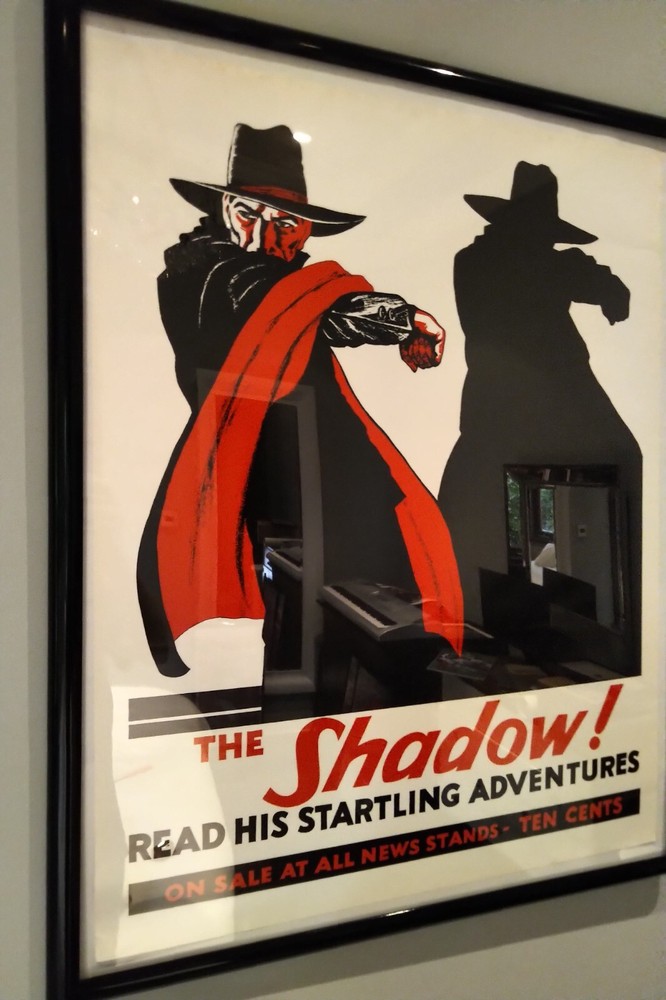 The Shadow! Read His Startling Adventures Poster Framed