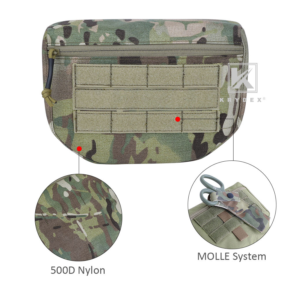 KRYDEX Dangler Drop Dump Pouch Fanny Pack Storage Tool Bags for Plate Carrier