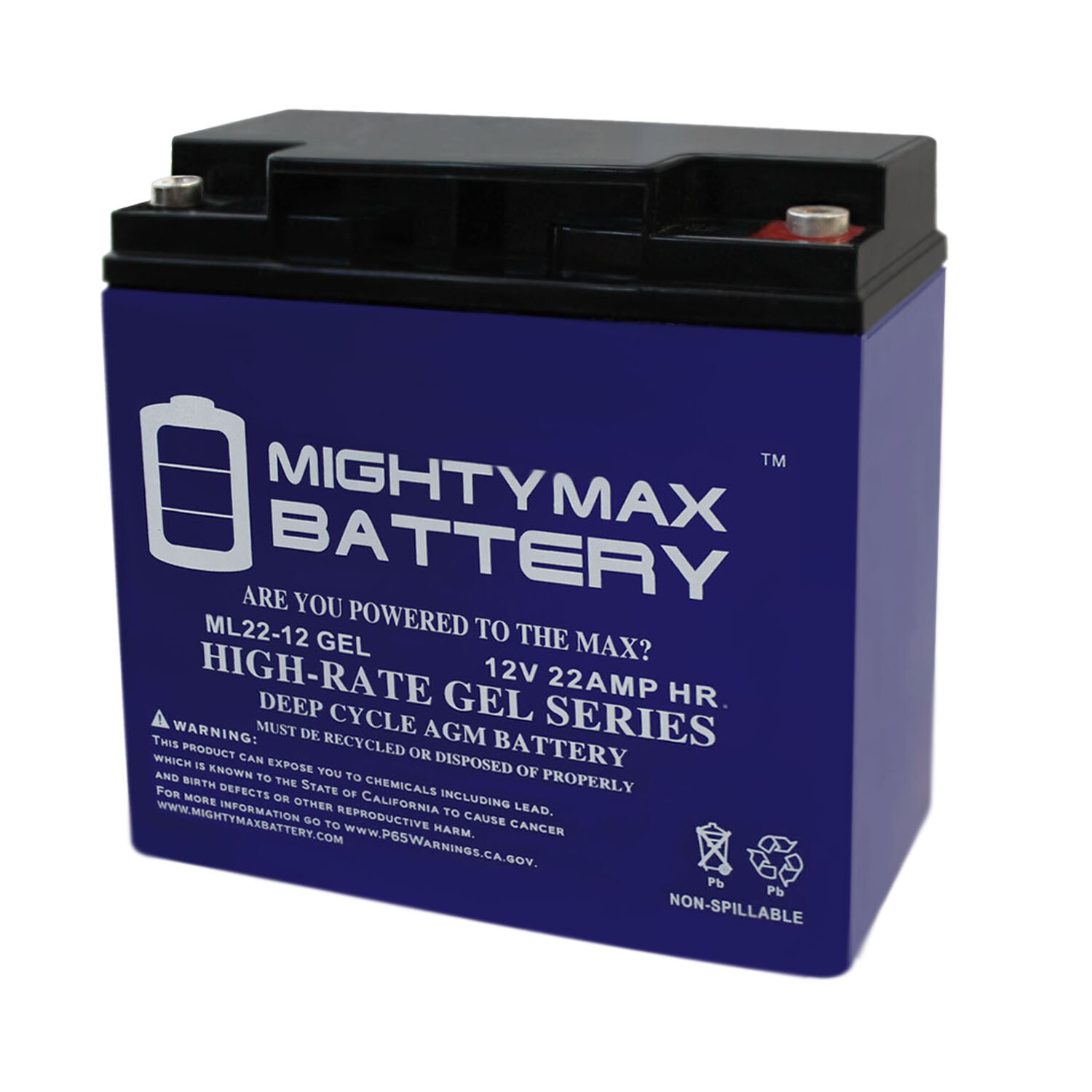 Mighty Max 12V 22AH GEL Battery for Jump N Carry JNC660