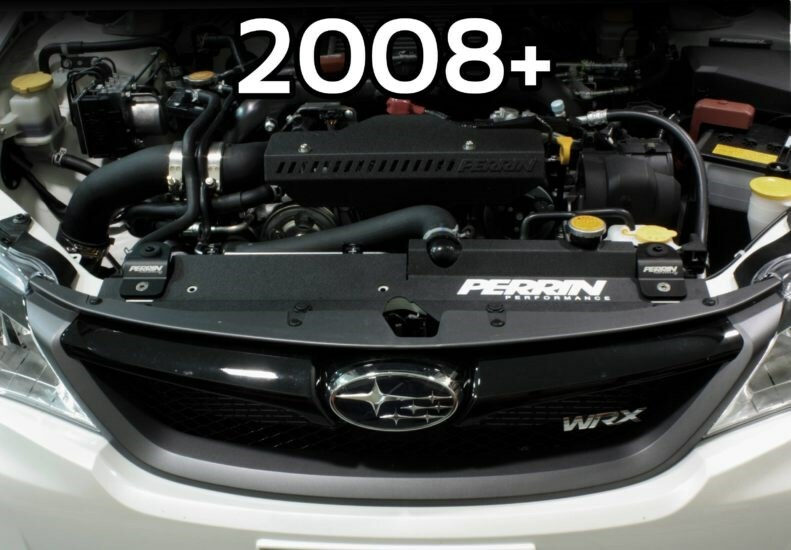 Perrin Performance Radiator Stay Kit (Red) for 2008-2021 Subaru WRX / STI