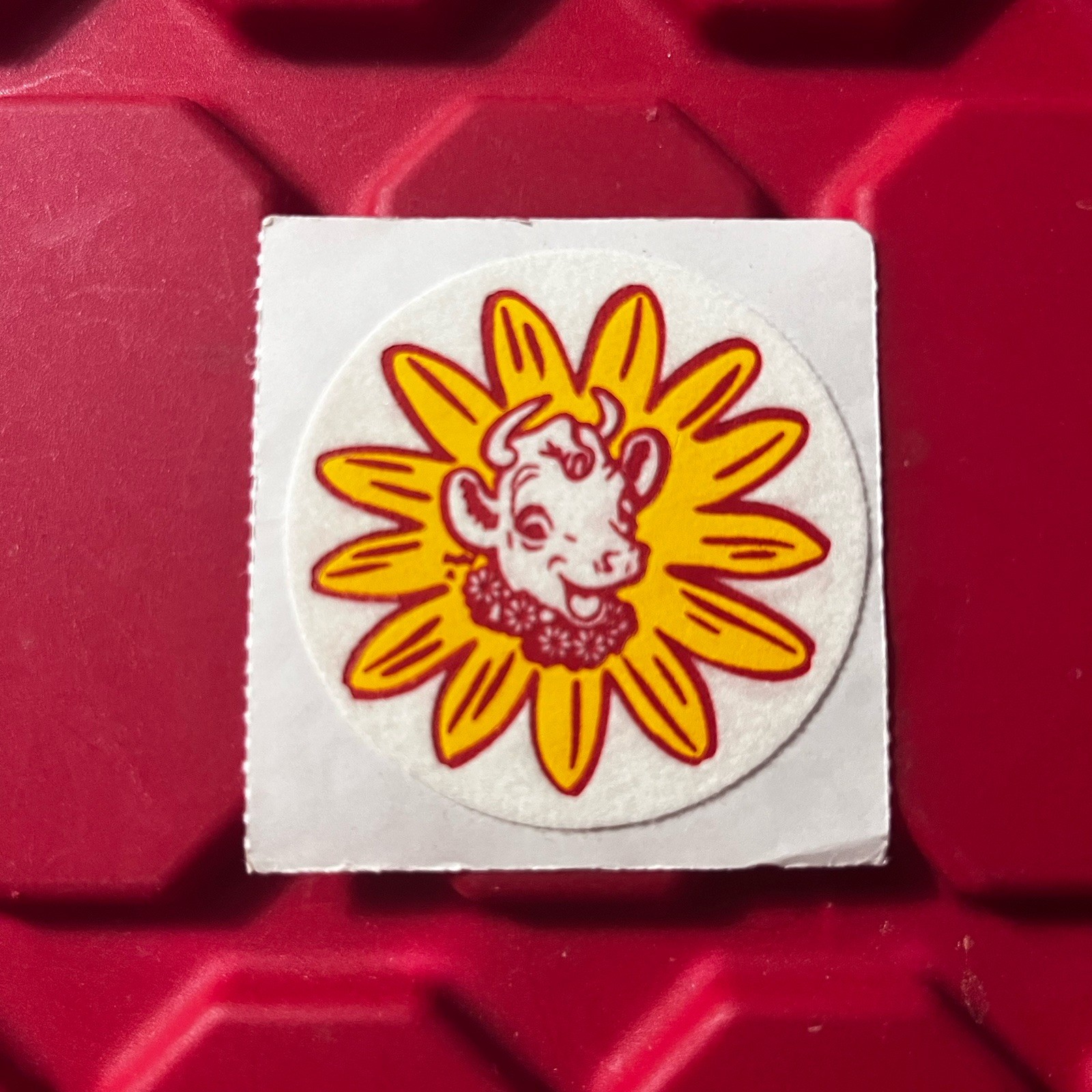 Borden Dairy Decal Elsie The Cow Logo Sticker Unused New Vintage 1970s