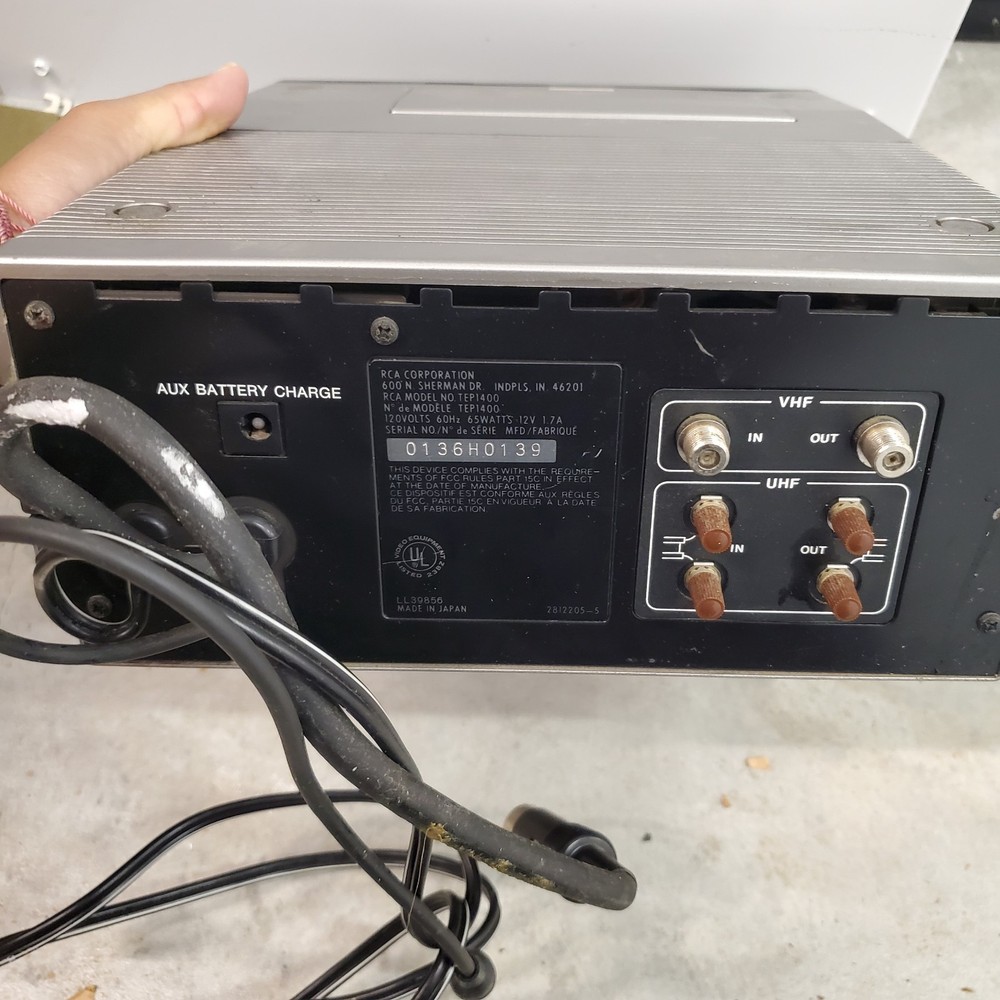 RCA Selectavision Turner Timer Module TEP 1400