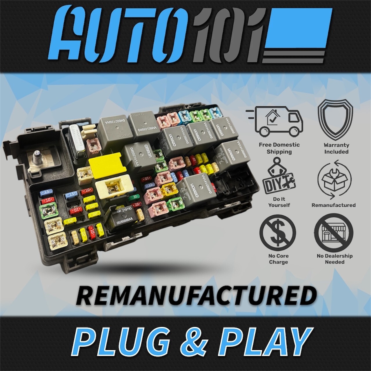 ✅ PROGRAMMED 2015-2020 Dodge Grand Caravan TIPM Fuse Box PLUG&PLAY 68239606