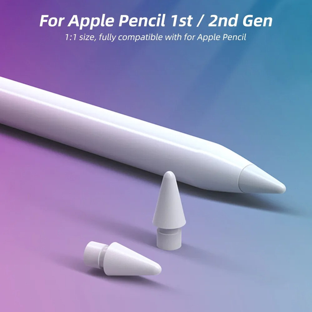 4pk Tips for Apple Pencil Replacement 1st Gen 2nd Gen Pen iPad Pro Nib iPencil