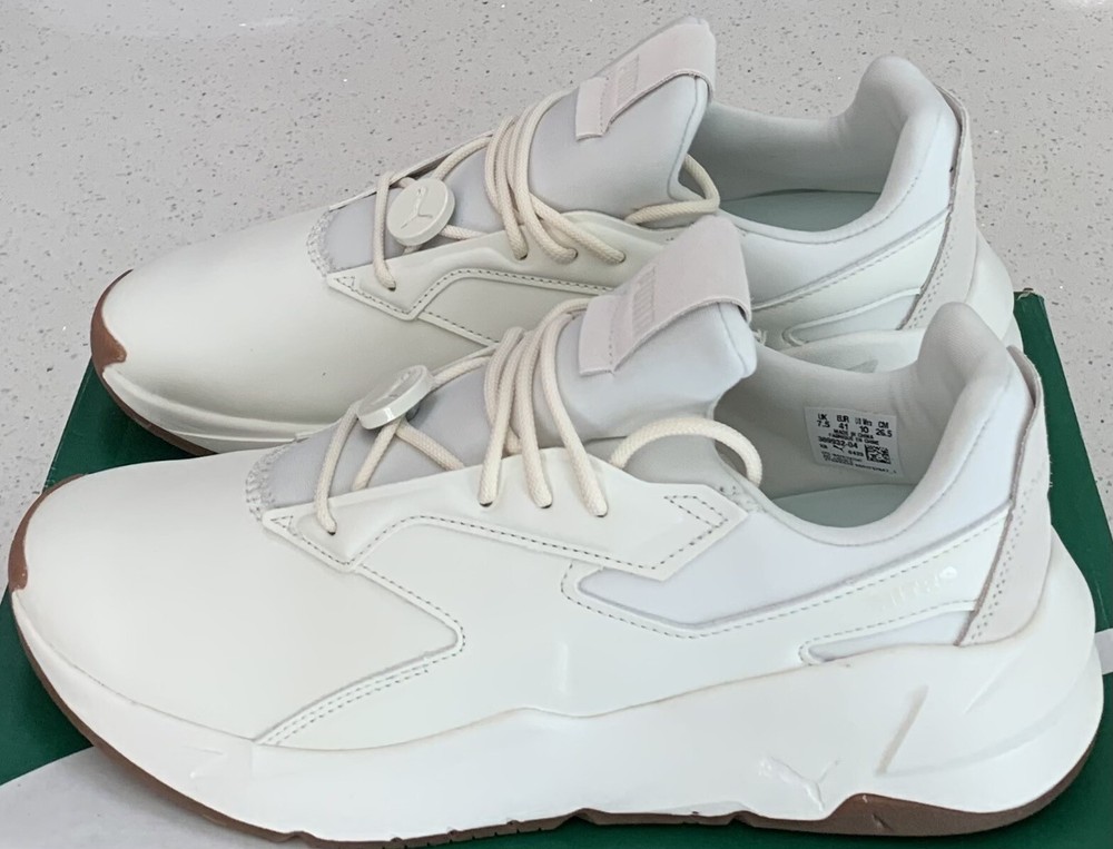 PUMA Nitro Leather Women's Sneakers - Marshmallow - Sizes