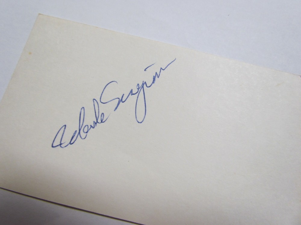 Chuck Essegian CARD JSA AUCTION CERTIFIED