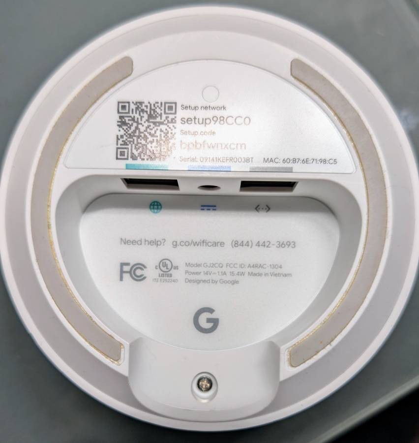 Google Wifi mesh system - 4 pack