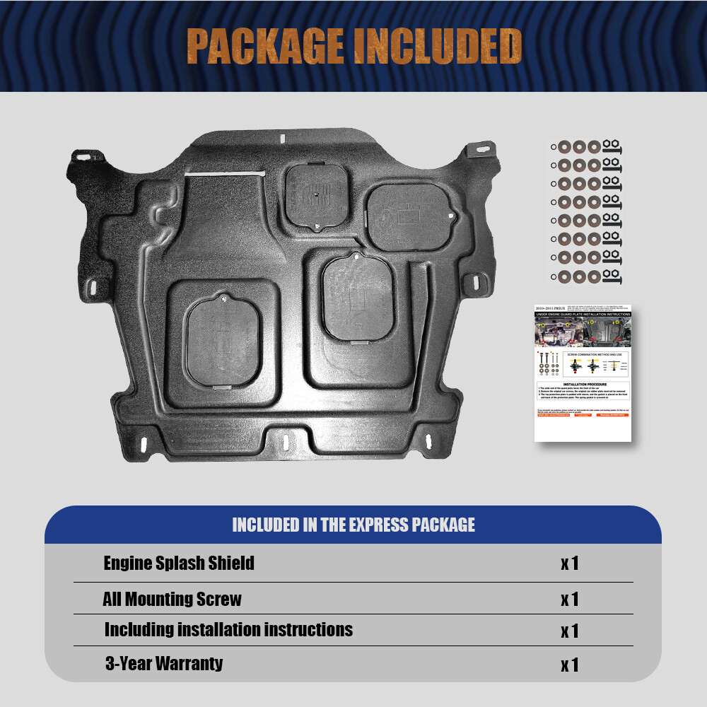 For Dodge Journey 2012-2019 Front Engine Splash Shield Engine Cover Case Guard