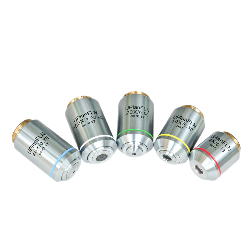 4X-100X UplanFLN Semi Apochromatic Objective Lens f Olympus Infinity Microscope