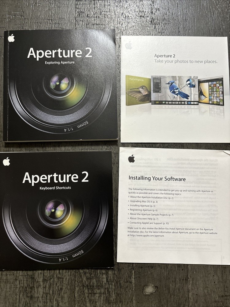 Apple Aperture 2 Photo Editing & Management Software Retail Version - w/ Key