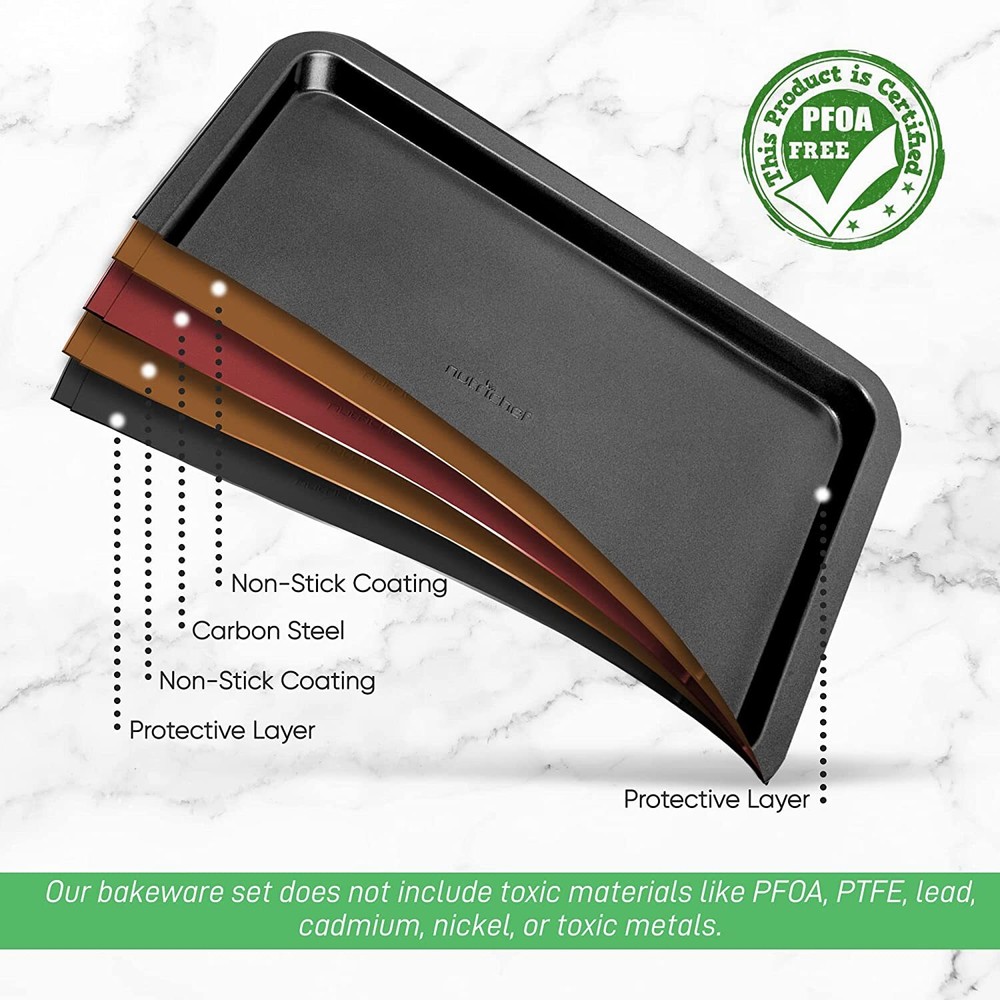 Nutrichef BKNCBS10SMEDCS Medium Cookie Sheet