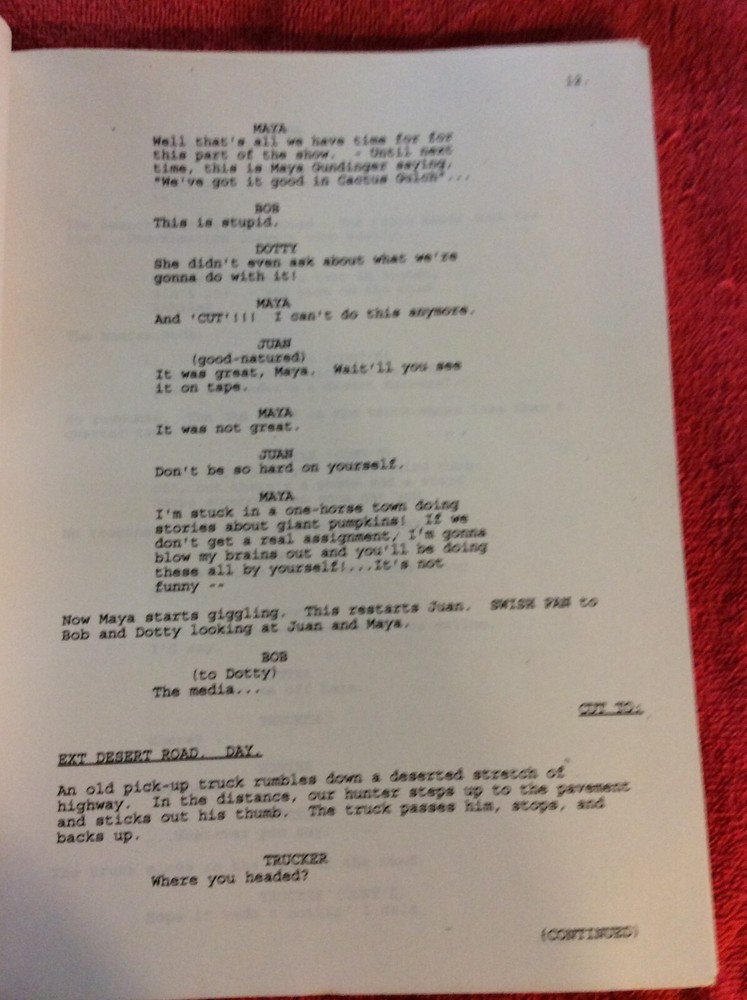 ORIGINAL SCRIPT UNDER THE HULA MOON STEPHEN BALDWIN CHRIS PENN BILLY CAMPBELL